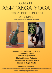 ASHTANGA YOGA A TORNI CON ROBERTO BOCCHI